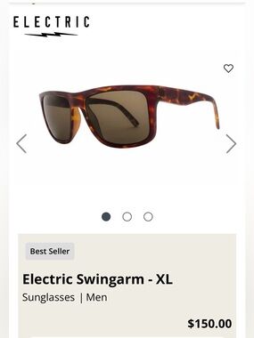 Electric Swingarm XL Sunglasses - Tortoise Frame